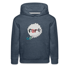 Load image into Gallery viewer, ALPHABET LORE - Fart Hoodie (Youth) - heather denim
