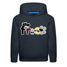 Load image into Gallery viewer, ALPHABET LORE - Frick Hoodie (Youth) - navy
