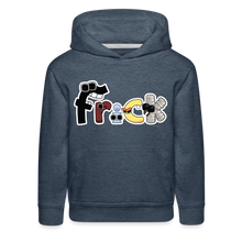 Load image into Gallery viewer, ALPHABET LORE - Frick Hoodie (Youth) - heather denim
