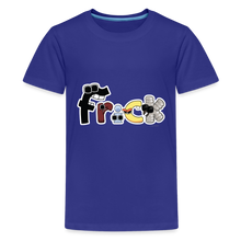Load image into Gallery viewer, ALPHABET LORE - Frick T-Shirt (Youth) - royal blue
