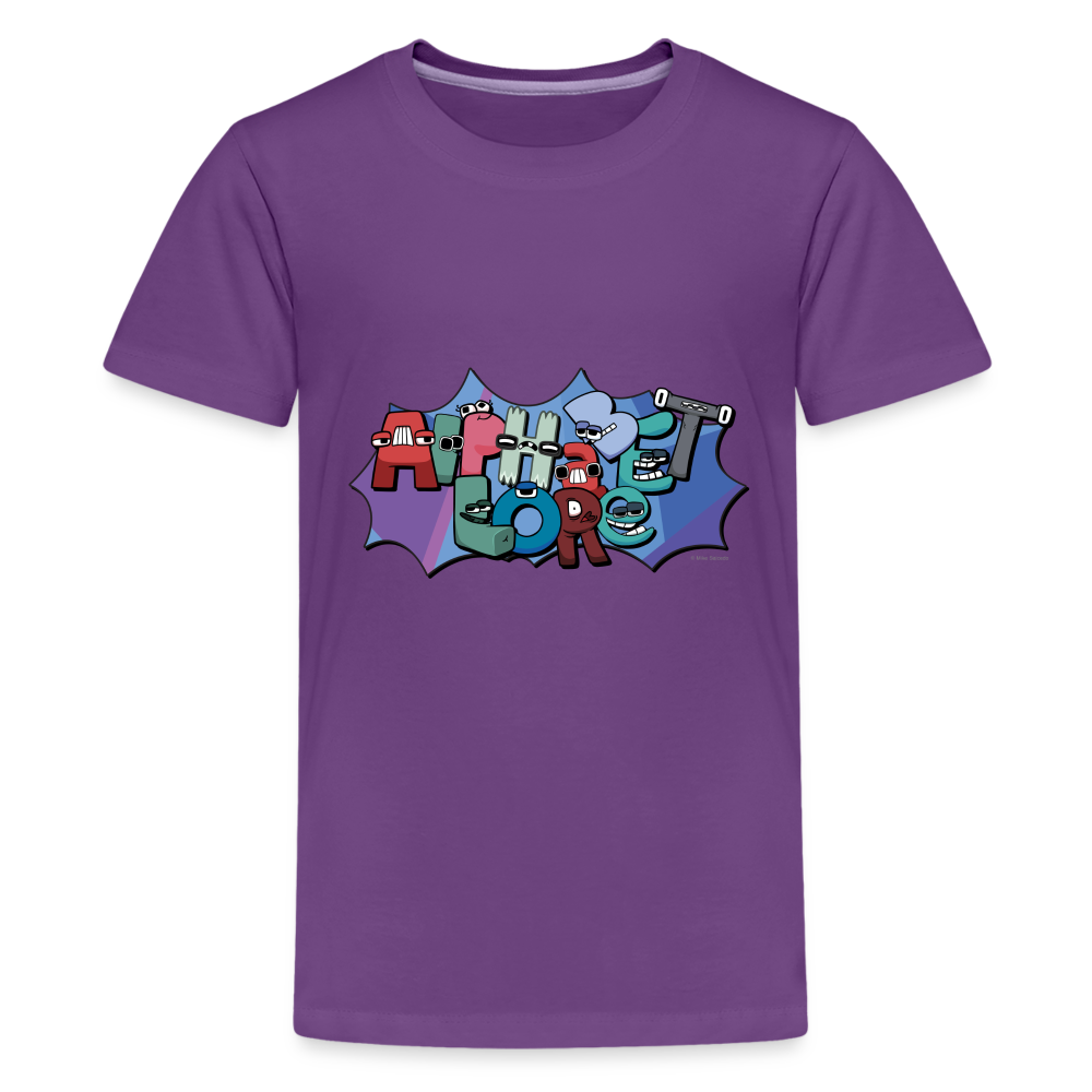 [LORES] Puppet Logo Gradient S/S Tee /追跡付 ALPHABET LORE - Logo T-Shirt (Youth) – EpicDrops.com