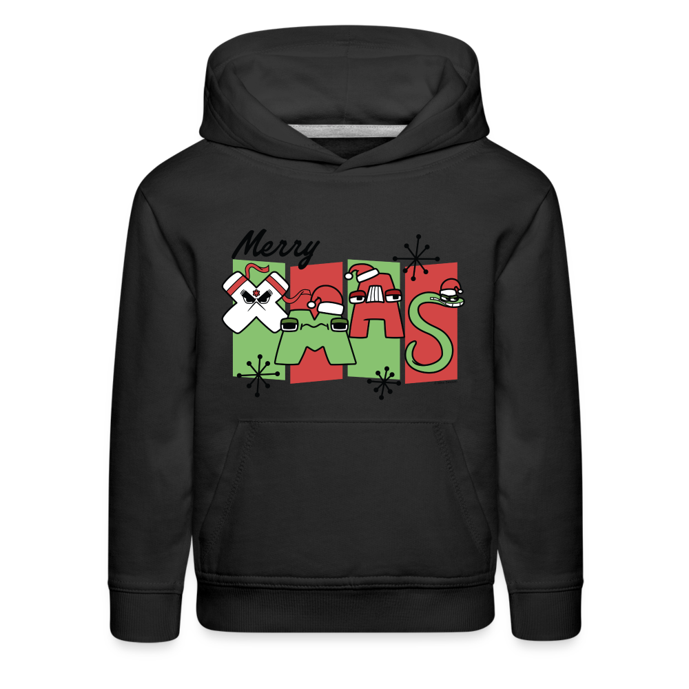ALPHABET LORE - Merry Xmas Hoodie (Youth) - black