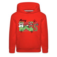 Load image into Gallery viewer, ALPHABET LORE - Merry Xmas Hoodie (Youth) - red
