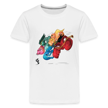 Load image into Gallery viewer, ALPHABET LORE - LMNOP Attack T-Shirt (Youth) - white
