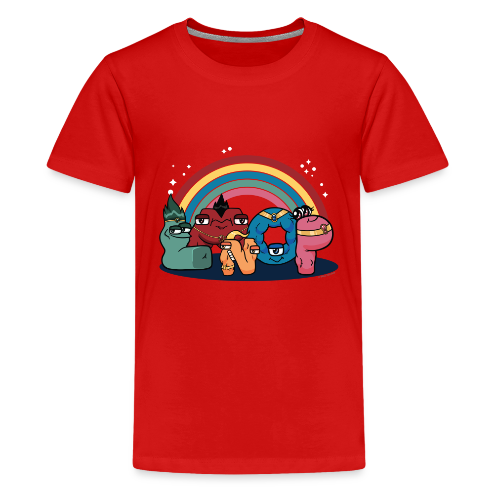 ALPHABET LORE - LMNOP Rainbow T-Shirt (Youth) – EpicDrops.com ALPHABET LORE - LMNOP Rainbow T-Shirt (Youth) – EpicDrops.com