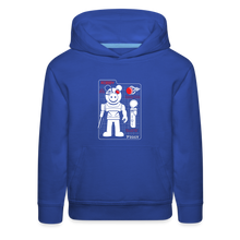 Load image into Gallery viewer, PIGGY - Piggy Blueprint (Dark Version) Hoodie (Youth) - royal blue
