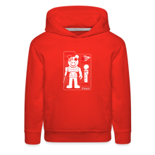 Load image into Gallery viewer, PIGGY - Piggy Blueprint (Dark Version) Hoodie (Youth) - red
