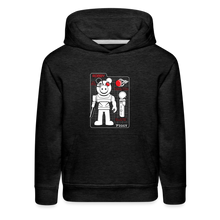 Load image into Gallery viewer, PIGGY - Piggy Blueprint (Dark Version) Hoodie (Youth) - charcoal grey
