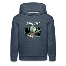 Load image into Gallery viewer, PIGGY - Piggy Join Us! Hoodie (Youth) - heather denim
