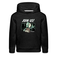 Load image into Gallery viewer, PIGGY - Piggy Join Us! Hoodie (Youth) - charcoal grey
