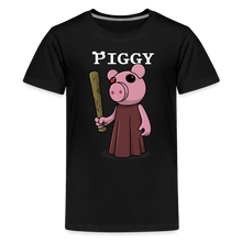 Load image into Gallery viewer, PIGGY - Piggy Logo T-Shirt (Youth) - black
