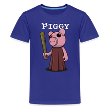 Load image into Gallery viewer, PIGGY - Piggy Logo T-Shirt (Youth) - royal blue

