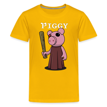 Load image into Gallery viewer, PIGGY - Piggy Logo T-Shirt (Youth) - sun yellow
