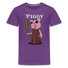 Load image into Gallery viewer, PIGGY - Piggy Logo T-Shirt (Youth) - purple
