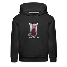 Load image into Gallery viewer, PIGGY - Piggy Has Woken Up Hoodie (Youth) - black
