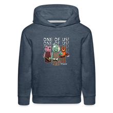 Load image into Gallery viewer, PIGGY - Piggy One Of Us! Hoodie (Youth) - heather denim
