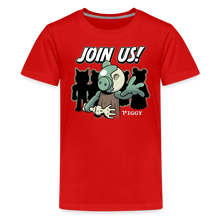 Load image into Gallery viewer, PIGGY - Piggy Join Us! T-Shirt (Youth) - red
