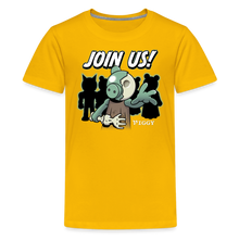 Load image into Gallery viewer, PIGGY - Piggy Join Us! T-Shirt (Youth) - sun yellow
