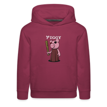 Load image into Gallery viewer, PIGGY - Piggy Logo Hoodie (Youth) - burgundy
