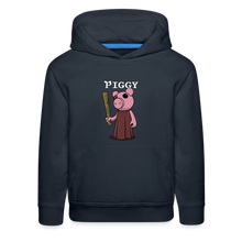 Load image into Gallery viewer, PIGGY - Piggy Logo Hoodie (Youth) - navy
