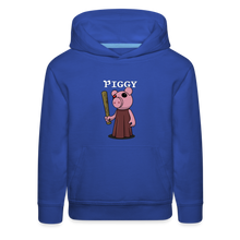 Load image into Gallery viewer, PIGGY - Piggy Logo Hoodie (Youth) - royal blue

