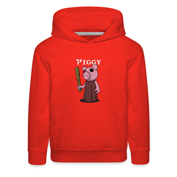 PIGGY - Piggy Logo Hoodie (Youth) - red