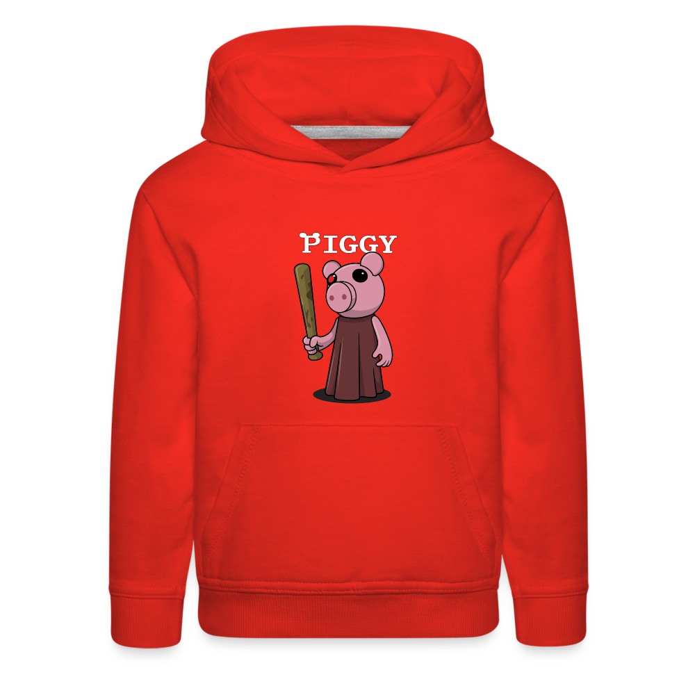PIGGY - Piggy Logo Hoodie (Youth) - red
