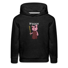 Load image into Gallery viewer, PIGGY - Piggy Logo Hoodie (Youth) - charcoal grey
