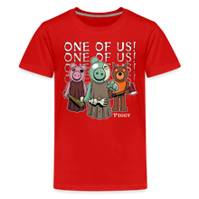 Load image into Gallery viewer, PIGGY - Piggy One Of Us! T-Shirt (Youth) - red
