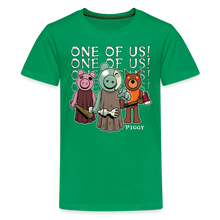 Load image into Gallery viewer, PIGGY - Piggy One Of Us! T-Shirt (Youth) - kelly green
