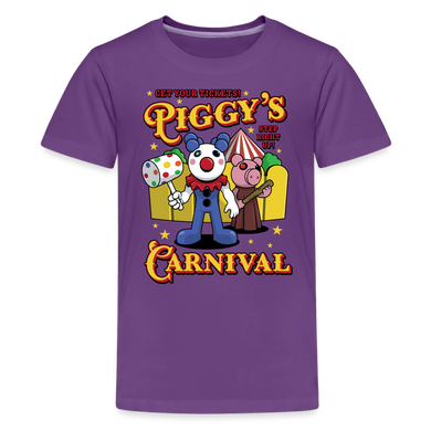 PIGGY - Piggy's Carnival T-Shirt (Youth) - purple