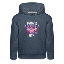 Load image into Gallery viewer, PIGGY - Piggy&#39;s Gym Hoodie (Youth) - heather denim

