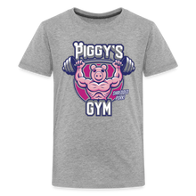 Load image into Gallery viewer, PIGGY - Piggy&#39;s Gym T-Shirt (Youth) - heather gray
