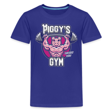 Load image into Gallery viewer, PIGGY - Piggy&#39;s Gym T-Shirt (Youth) - royal blue
