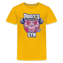 Load image into Gallery viewer, PIGGY - Piggy&#39;s Gym T-Shirt (Youth) - sun yellow
