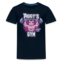 Load image into Gallery viewer, PIGGY - Piggy&#39;s Gym T-Shirt (Youth) - deep navy
