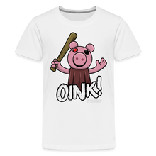 Load image into Gallery viewer, PIGGY - Piggy Oink! T-Shirt (Youth) - white
