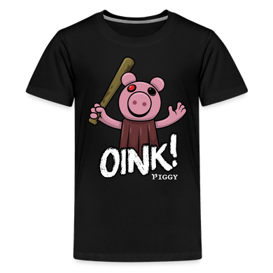 PIGGY - Piggy Oink! T-Shirt (Youth) - black