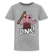 Load image into Gallery viewer, PIGGY - Piggy Oink! T-Shirt (Youth) - heather gray
