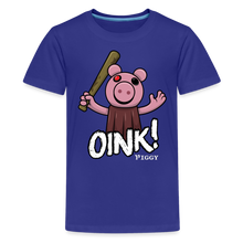 Load image into Gallery viewer, PIGGY - Piggy Oink! T-Shirt (Youth) - royal blue
