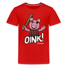 Load image into Gallery viewer, PIGGY - Piggy Oink! T-Shirt (Youth) - red
