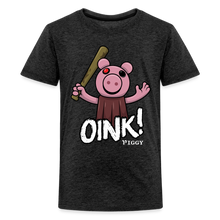 Load image into Gallery viewer, PIGGY - Piggy Oink! T-Shirt (Youth) - charcoal grey
