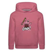 Load image into Gallery viewer, PIGGY - Piggy Oink! Hoodie (Youth) - mauve
