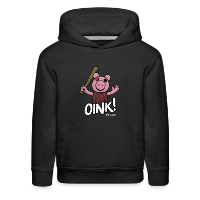 PIGGY - Piggy Oink! Hoodie (Youth) - black