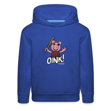 Load image into Gallery viewer, PIGGY - Piggy Oink! Hoodie (Youth) - royal blue
