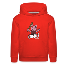 Load image into Gallery viewer, PIGGY - Piggy Oink! Hoodie (Youth) - red
