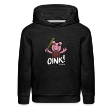 Load image into Gallery viewer, PIGGY - Piggy Oink! Hoodie (Youth) - charcoal grey
