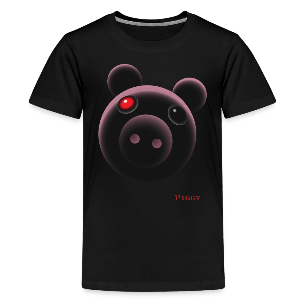 PIGGY - Shadowy Piggy T-Shirt (Youth) - black