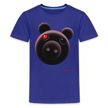 Load image into Gallery viewer, PIGGY - Shadowy Piggy T-Shirt (Youth) - royal blue
