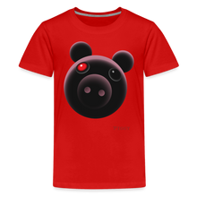 Load image into Gallery viewer, PIGGY - Shadowy Piggy T-Shirt (Youth) - red
